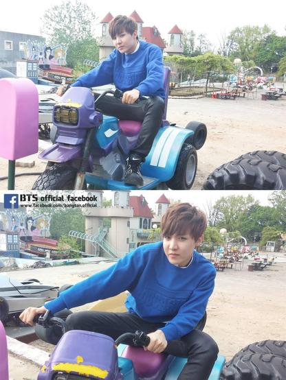 Hobi at Yongma Land!