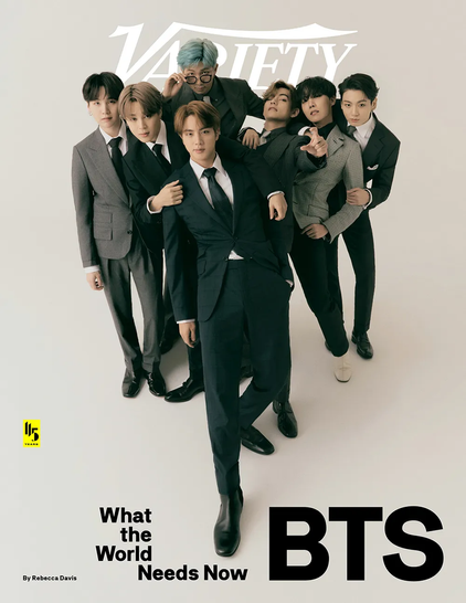 BTS on the cover of Variety - September 2020