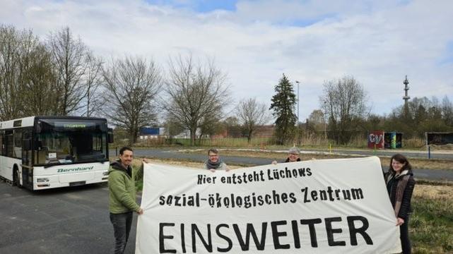 Auf dem Gelände des alten Busbahnhofs in Lüchow soll ein sozial-ökologisches Zentrum entstehen. Unter anderem sind inklusive Apartments und Wohngemeinschaften geplant