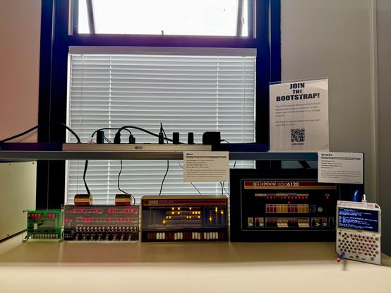 A collection of small replica computers