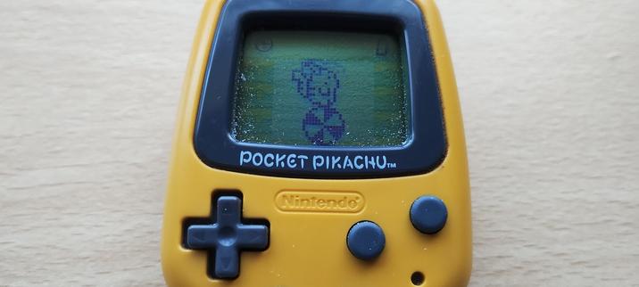 Pikachu balances on a ball, Pocket Pikachu