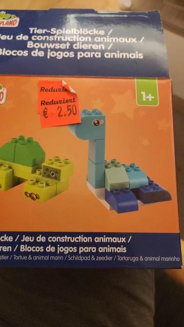 Packung eines Klemmbaustein Sets von Playland, Aldi