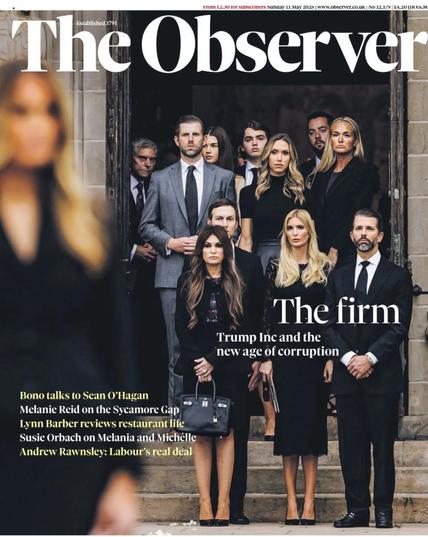 Trump family shown as an example of corruption