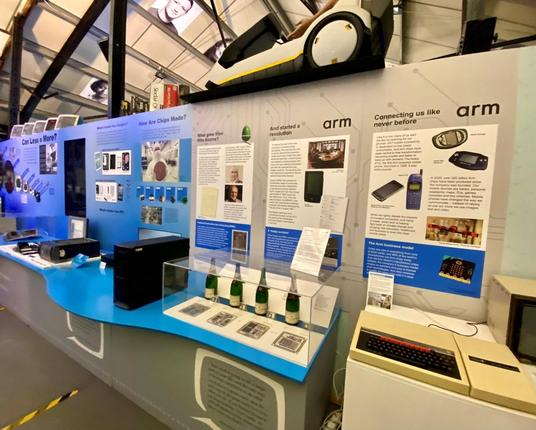 [ImageSource: Computinghistory.org.uk]

A ten-person team had spent 18 months working on the low-power RISC chip, and it had pretty much worked the first time. That processor, which was first fired up 40 years ago, was a glimpse into the future. It would take bigger companies many years to start seeing things the same way as that early team.

The Arm exhibit is now a permanent fixture at Cambridge's Centre for Computing History, and is well worth a visit. The museum also has a range of computers, along with a smattering of vintage gaming consoles, with which visitors can play.

<https://www.computinghistory.org.uk/>