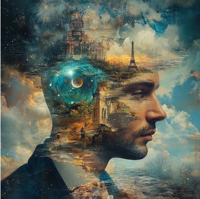 head in the clouds