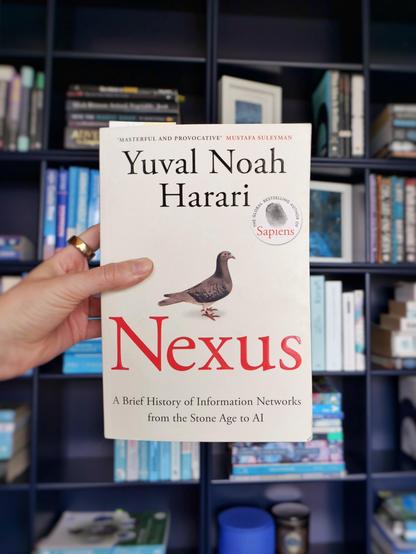 cover of the nonfiction book 'nexus' by yuval noah harari