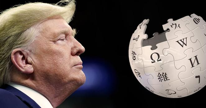 Das Umfeld von US-Präsident Donald Trump fährt seit Wochen eine Kampagne gegen Wikipedia.