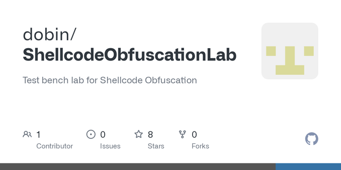 Test bench lab for Shellcode Obfuscation. Contribute to dobin/ShellcodeObfuscationLab development by creating an account on GitHub.