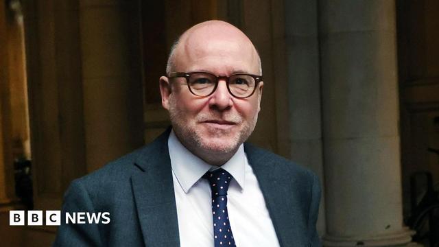 British Attorney General Richard Hermer arrives for a cabinet meeting at 10 Downing Street in London, Britain, 28 January 2025.