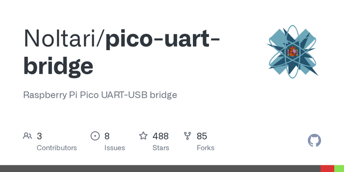 Raspberry Pi Pico UART-USB bridge. Contribute to Noltari/pico-uart-bridge development by creating an account on GitHub.