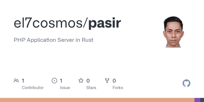 PHP Application Server in Rust. Contribute to el7cosmos/pasir development by creating an account on GitHub.