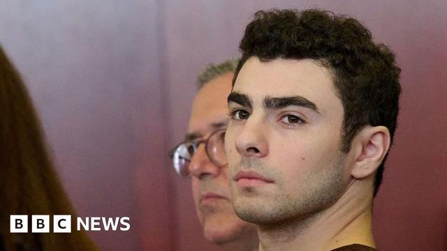 Luigi Mangione, the suspect in the killing of UnitedHealthcare chief executive Brian Thompson, at Manhattan Supreme Court.